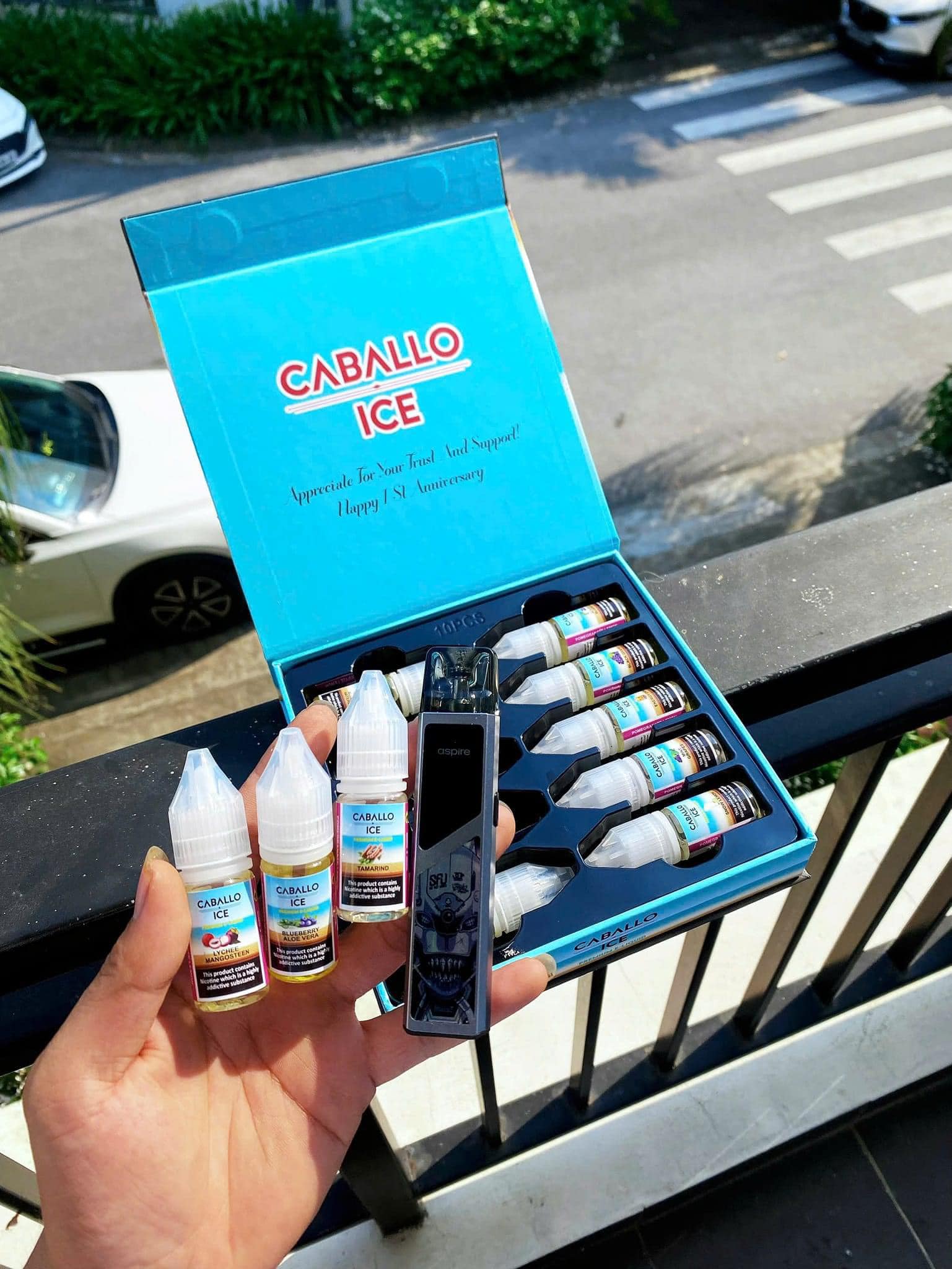 Sét 10ml 10 lọ 60mg cabalo xanh
